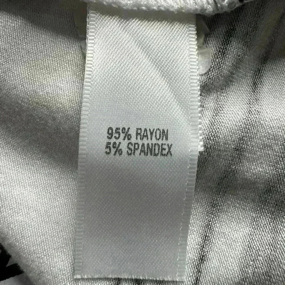 St John Women’s Small Long Sleeve Yellow/Black Striped Tunic Top Scoop Neck - Picture 10 of 12